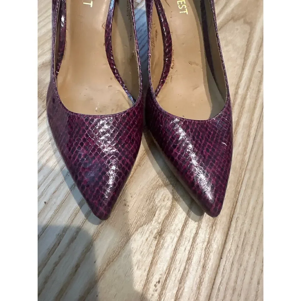 Nine West Heels, Women’s size 6,, burgundy - Picture 4 of 8